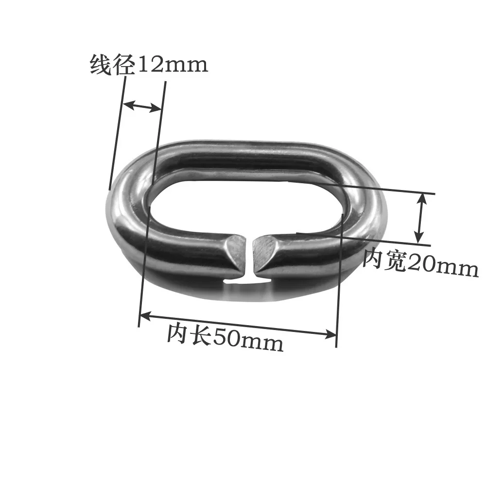 C Ring Marine Stainless Steel Cleat Tool Foldable Tools Tie Carabiner Quick Tool Mirror Polish Marines Boat Yacht