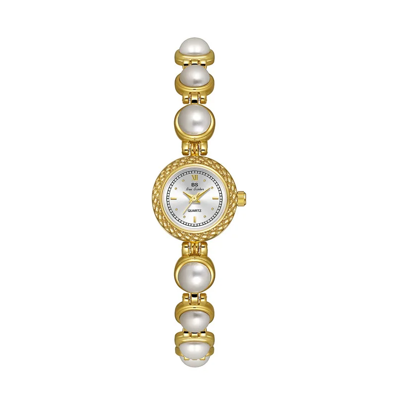 New Model Of Best Selling Elegant And Sophisticated Pearl Bracelet Watch With Light Luxury Style Quality Women's Sports Watches