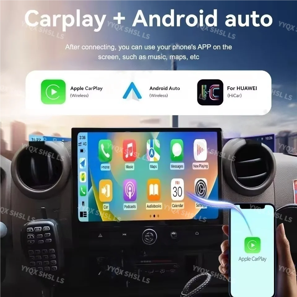 car accessories Android Carplay For Toyota Pickup LC70 LC75 2007-2024 GPS Navigation Car Radio HD Touch Screen Multimedia