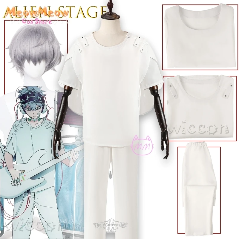 

Halloween Alien Stage Till Sick Costume Cosplay Outfit Character Roleplay Dress Medical care Hospital Adult Anime Cosplay Outfit