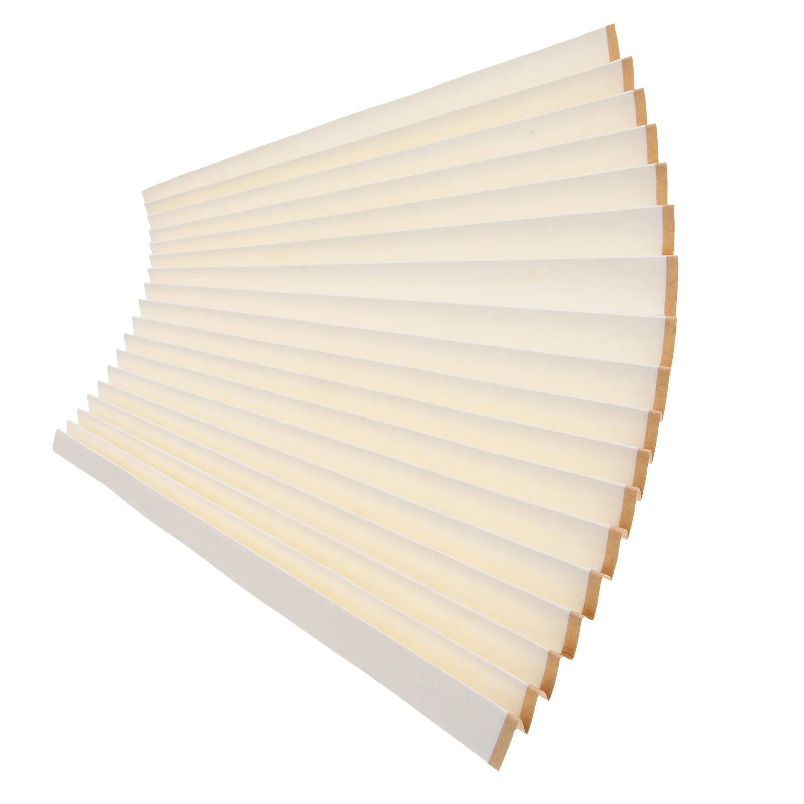 

Gold Flecked Fan Surface 10 Sheets Smooth Paper for DIY Folding Fan Crafting Blank Surface for Paint Write Decorate