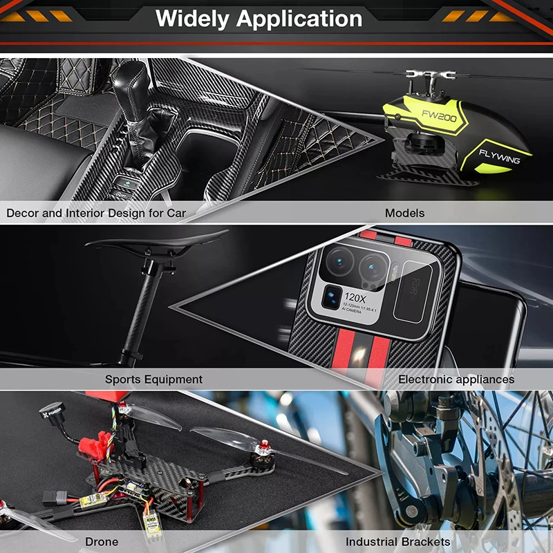 1 قطعة ورقة ألياف الكربون 3K حك ماتي عادي عالية مركب صلابة المواد ألياف الكربون مجلس سميكة 0.2/0.5/1/1.5/2/3/4 ~ 10 مللي متر