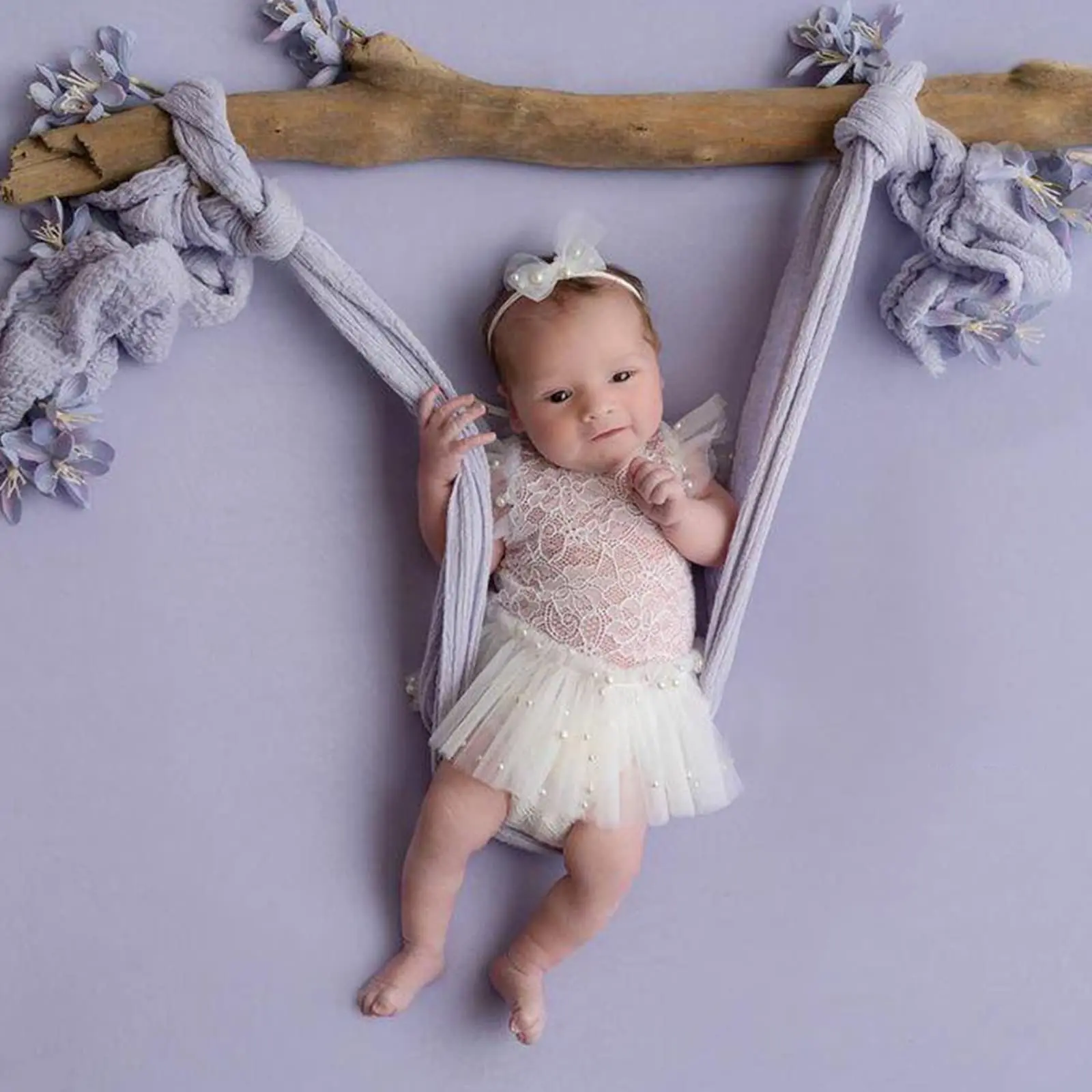 Newborn Photography Outfits Girl Newborn Photography Props White Pearl Lace Rompers Newborn Girl Photoshoot Outfits Halloween