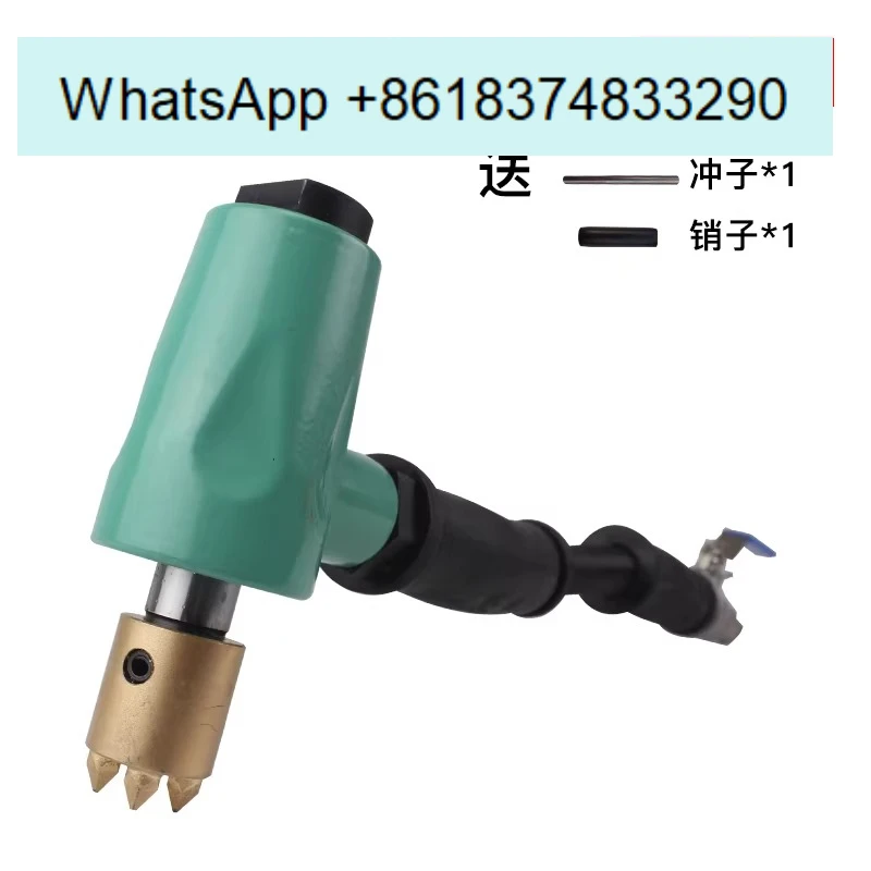 Handheld concrete single head, road and bridge double head chiseling hammer, pneumatic three-head hair beater