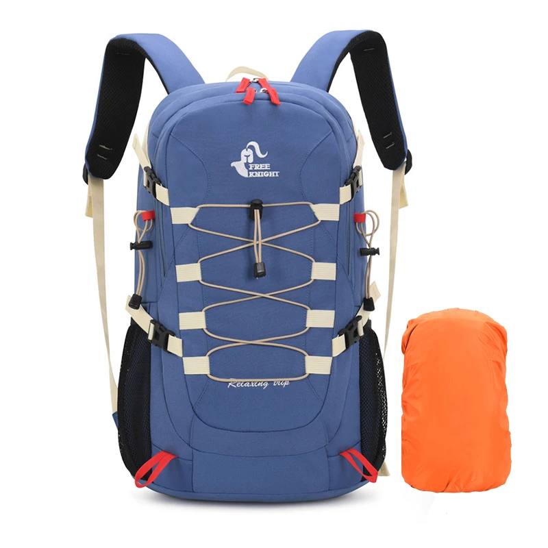 Esportes caminhadas mochila 40l escalada montanhista turista daypack com capa de chuva à prova dwaterproof água para viagem acampamento ao ar livre das mulheres dos homens