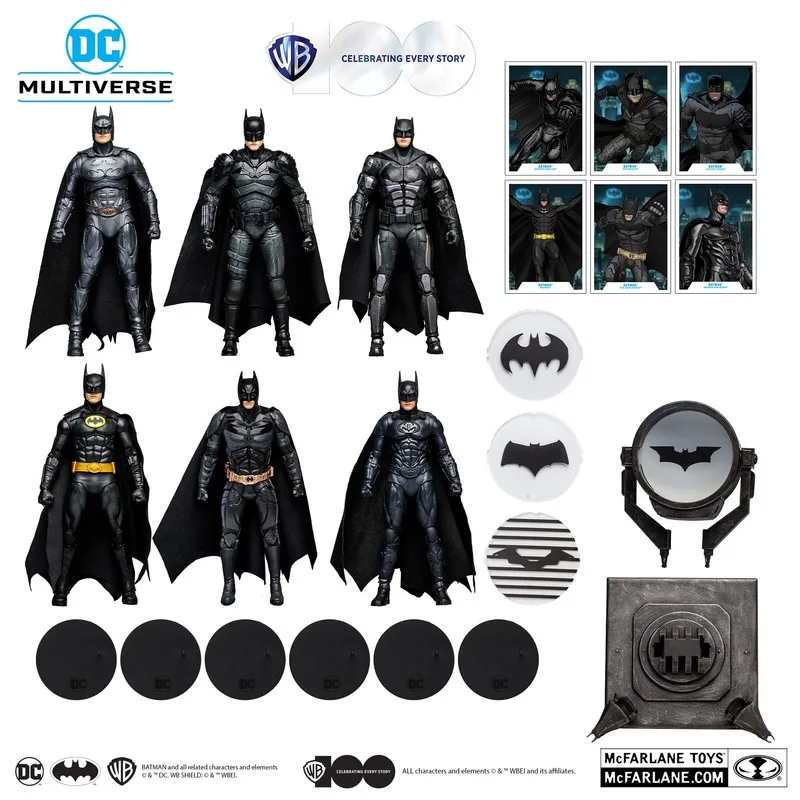 

Original 21cm Dc Mcfarland Comics Dark Knight Batman Gk Action Figures Toy Justice League Batman Collect Model Gift Set Toy Gift