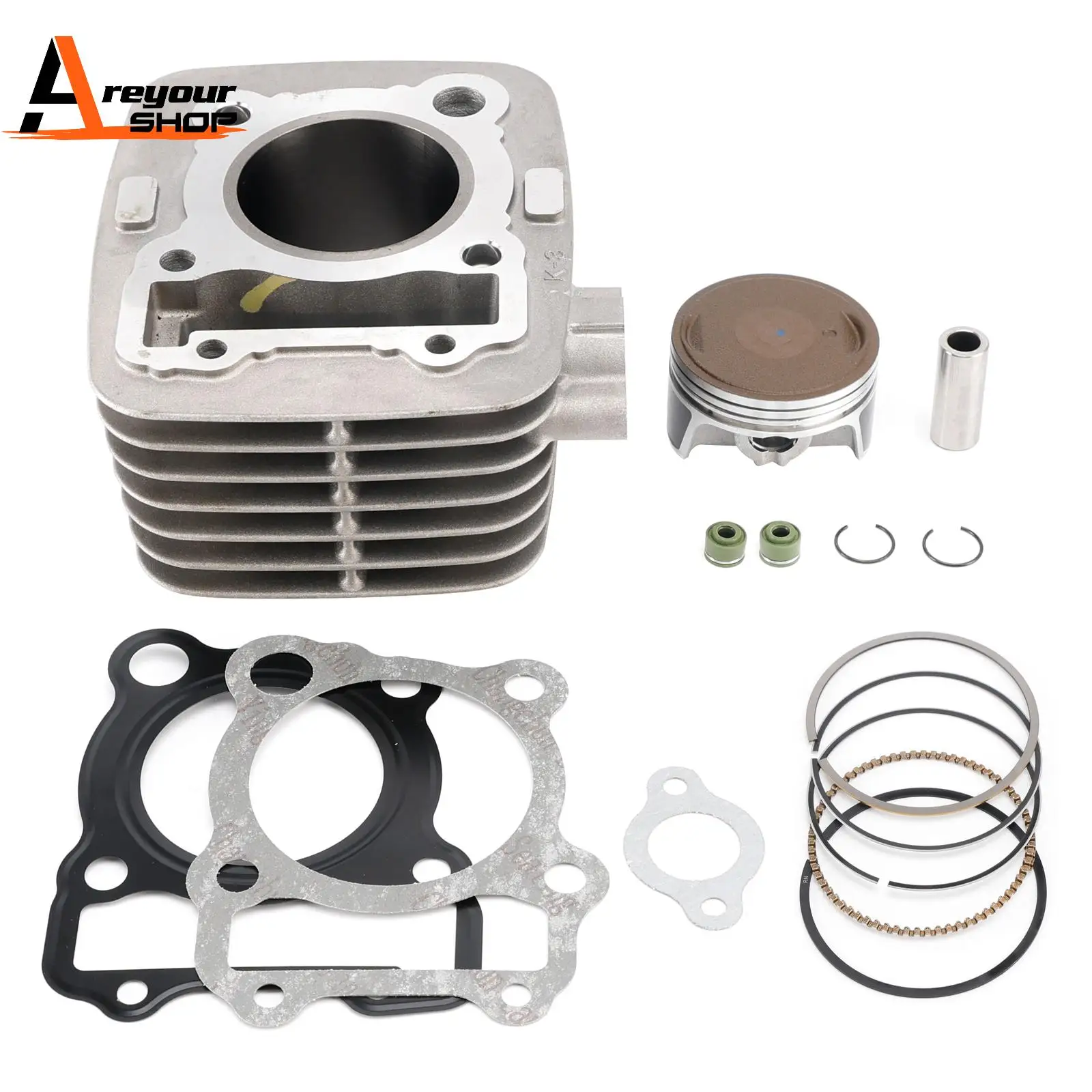58MM CYLINDER BARREL PISTON GASKET KIT FOR KAWASAKI KLX140 KLX 140 KLX 150