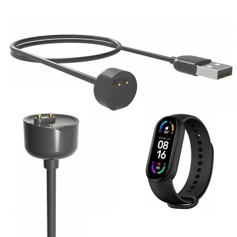 Cavo di ricarica magnetico USB per Xiaomi Mi Band 7 6 5 Adattatore cavo caricabatterie per MiBand 7/6/5 Dock caricabatterie rapido Smartwatch