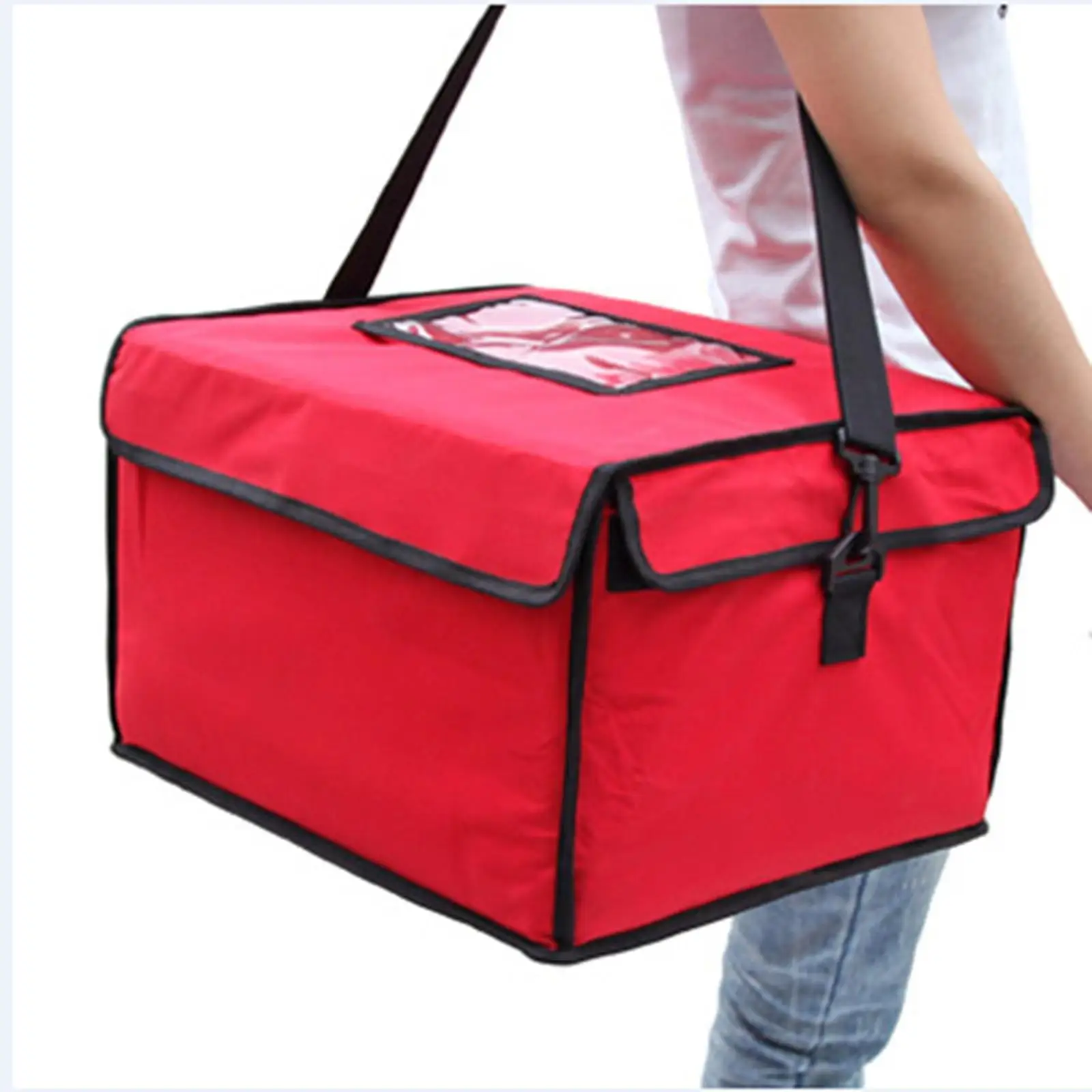 

Развивающая сумка для пиццы Изолированные сумки для пиццы с плечевым ремнем Многоразовая изоляционная сумка для доставки еды для личной пикника, путешествий