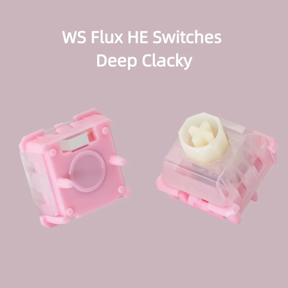 Wuque Studio WS Flux HE Magnetic Linear Switches 35g Pink