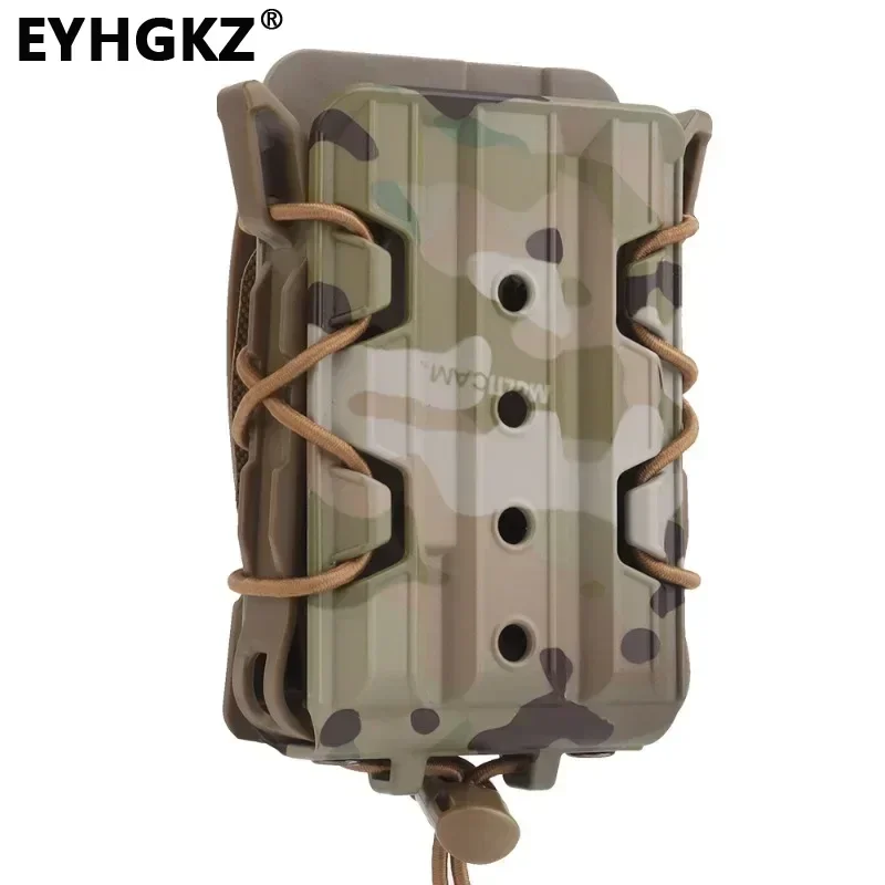 EYHGKZ Tactical Magazine Hunting Shooting Pouch 5.56/7.62mm Waist Bag All Terrain Rifle Mag CS Wargame Molle System Accessories