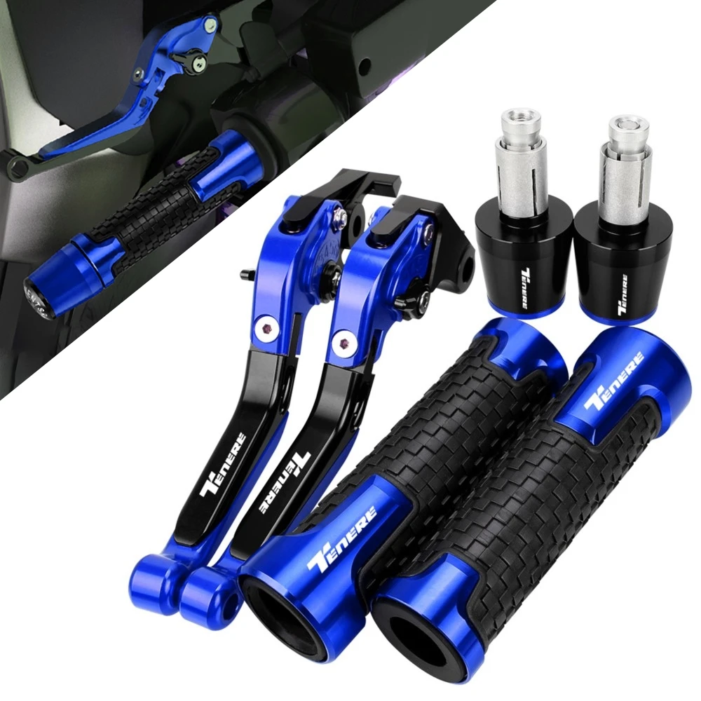 

For YAMAHA XT600Z XT600ZE XT600E XT600Z XT600ZE XTZ660 TENERE Motorcycle Extendable Brake Clutch Levers Handlebar Grips Ends