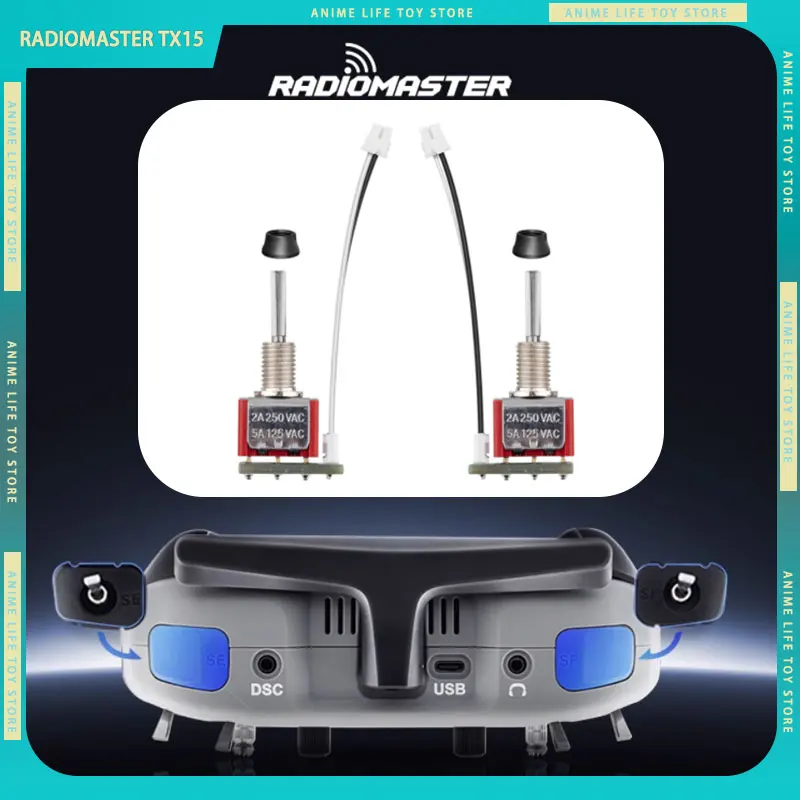 

RADIOMASTER TX15 Пульт дистанционного управления SE SF 3-скоростной переключатель Аксессуары для тяги Используется для пульта дистанционного управления TX15 Аксессуары для радиоуправления