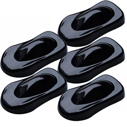 5pcs Plastic Car Color Changing Film Display Model ABS Speed Shape for Carbon Fiber Vinyl Wrap Effect Showing Tool