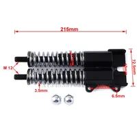 10 Inch Electric Scooter Dual Spring Shock Absorber Fork Double Drive Hydraulic Front Suspension for Janobike T10 Off Road