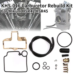 Carburetor Rebuild Kit For Mikuni HSR42 HSR45 Mikuni KHS-016 42-6237 KHS-016 Smoothbore For Harley HARLEY TWIN CAM EVO BIG TWIN
