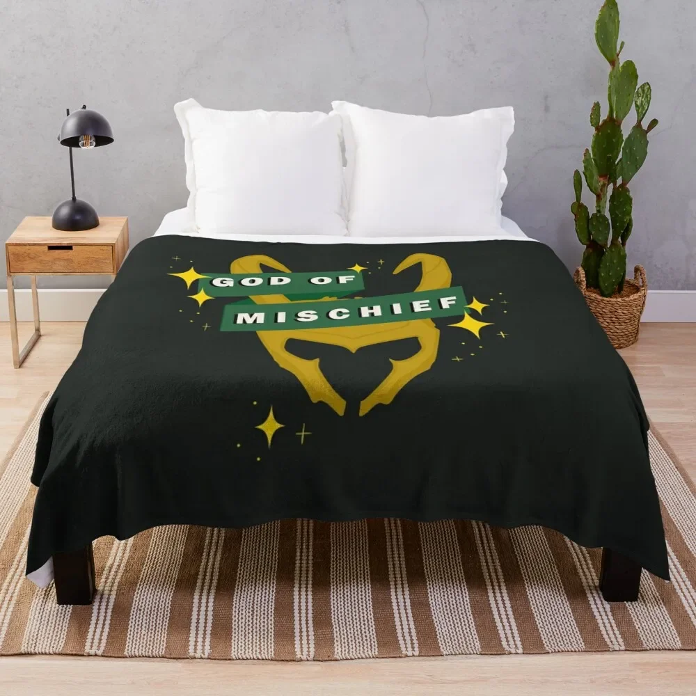 

God of mischief Throw Blanket Quilt Bed Blankets