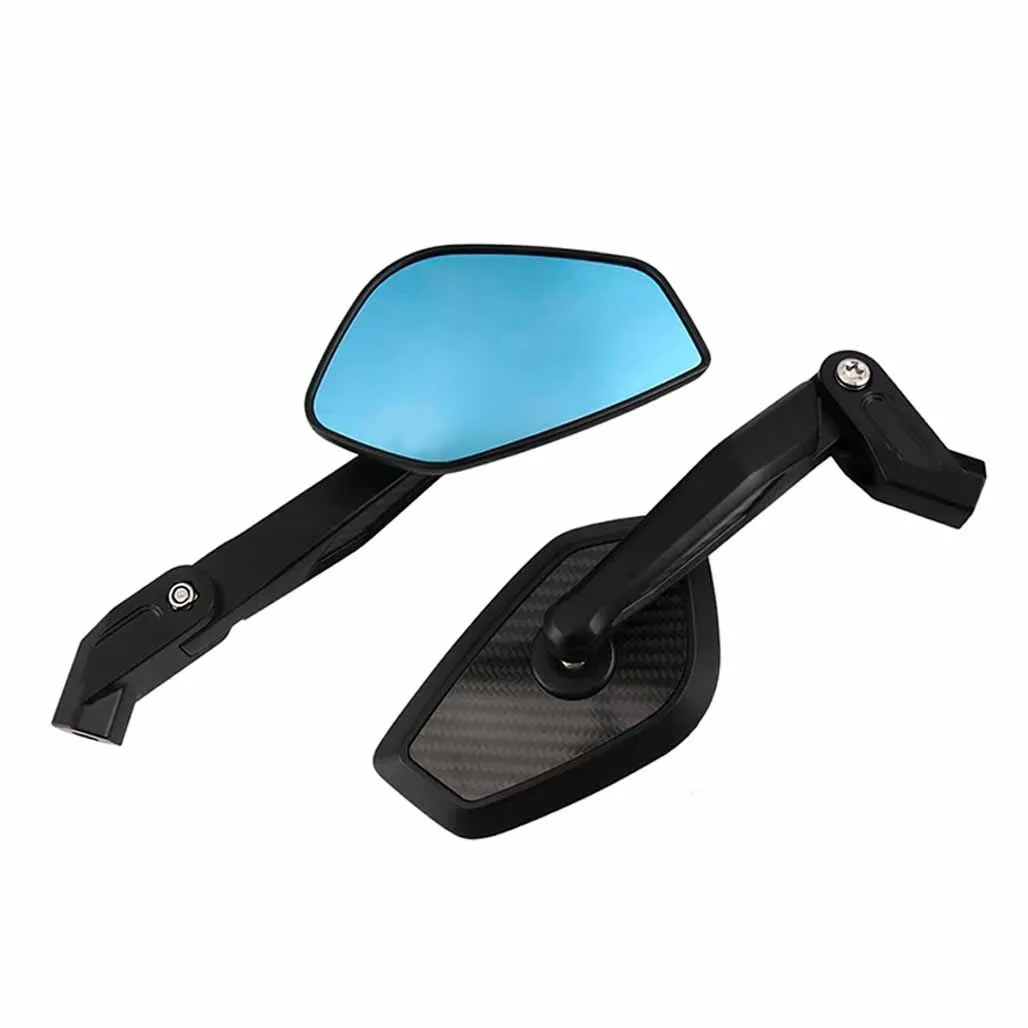 For Honda NX500 NX 500  26 modified aluminum alloy carbon fiber high-definition mirror accessories for large-field rearview mirr