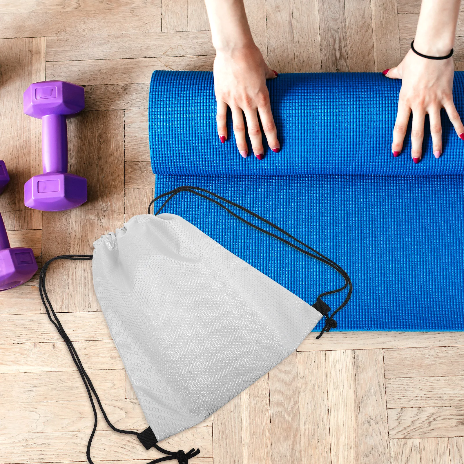 حقيبة أكسفورد الرياضية برباط مقاوم للماء لصالة الألعاب الرياضية في الهواء الطلق للجنسين حقائب برباط للبالغين في صالة الألعاب الرياضية حقيبة كتف