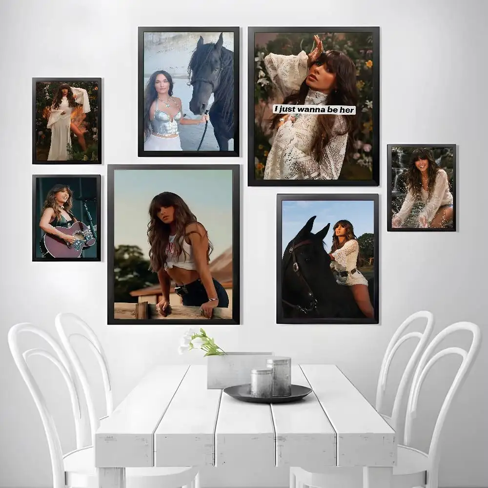 Dandelion Singer E-Ella L-Langley Poster Self-adhesive Art Waterproof Paper Sticker Coffee House Bar Room Wall Decor