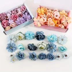 Gemengde Rose Kunstbloemen Zijden Nepbloemen Voor Home Decor Bruiloft Huwelijk Decoratie DIY Craft Garland Geschenken Box Accessoire