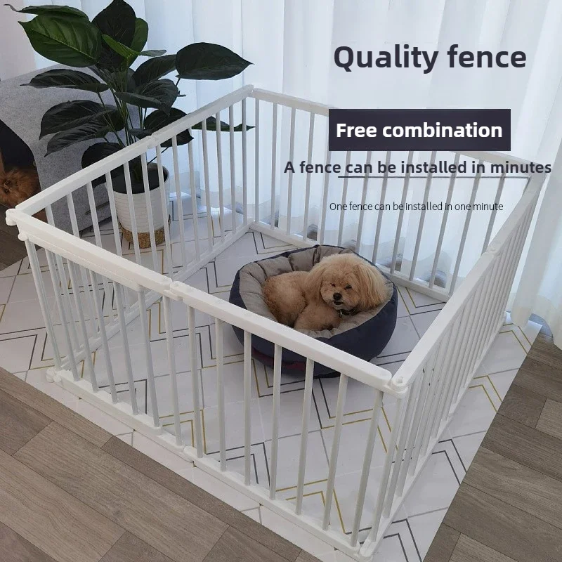 68CM in High Dog Fence Barrier Indoor DIY Poodle Teddy Fences Freely Combined Thickened Rabbit Cage Spliced Pet Guardrails