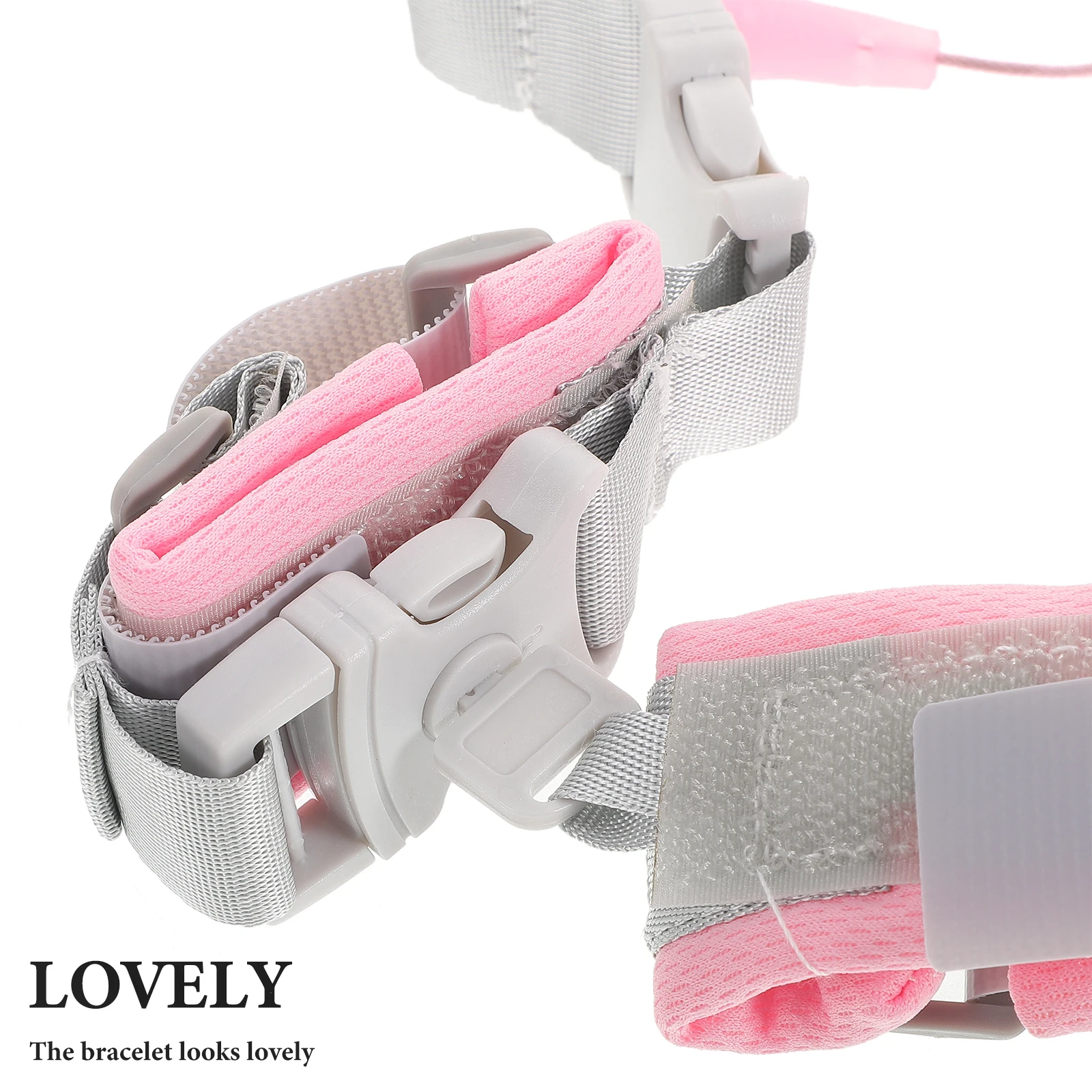 سوار معصم مضاد للفقدان للأطفال الصغار، حزام أمان قابل للتعديل مع حبل زنبركي، حزام مقود للأطفال، آمن للأطفال الصغار