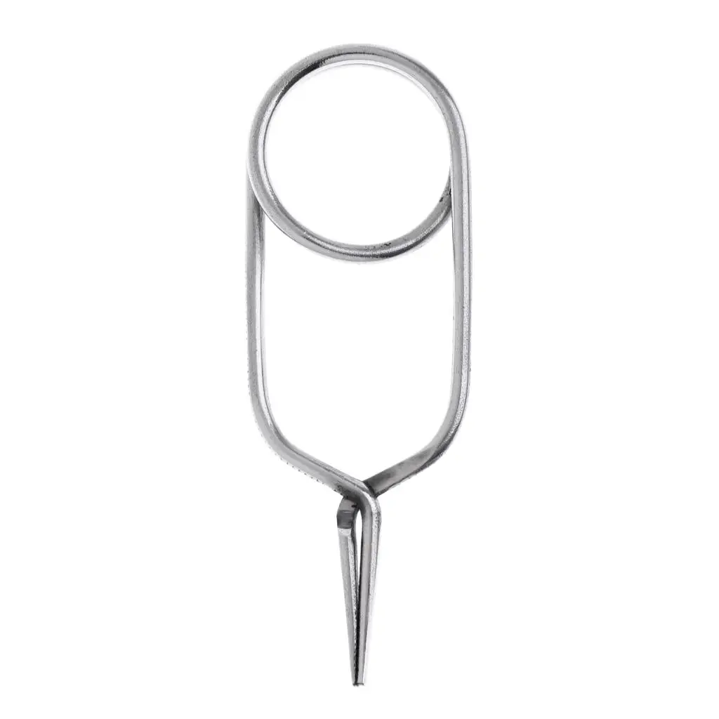 Fly Tying Hackle Pliers Stainless steel Fly Tying Tools, Fly Tying Materials Fishing Tools