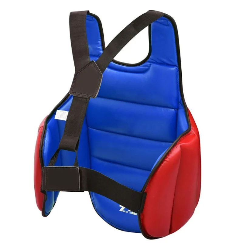 عكسها التايكوندو حارس الصدر حامي الجسم سترة فنون الدفاع عن النفس الضلع درع درع التدريب موحدة للكاراتيه الجودو كيك بوكسينغ #5