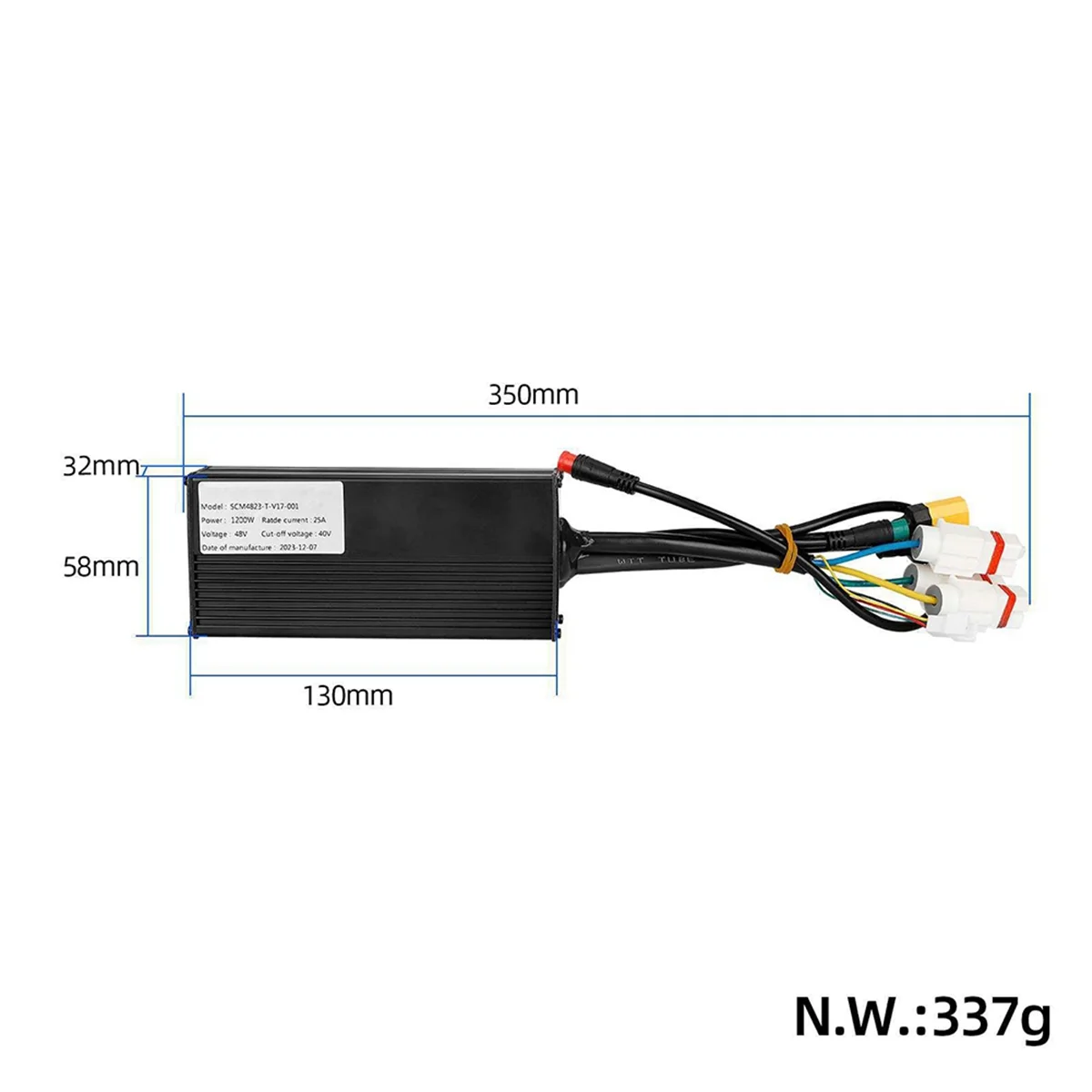 

AA74 Electric Scooter Controller Set for MW95 MW21 for 48V 1200W Meter