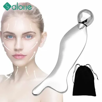 금속 구아샤 보드 3D 롤러 마사지기, 눈 얼굴 마사지, 인어 모양 얼굴 리프트 스크레이퍼, 바디 스파 마사지, 구아샤 스크레이퍼 Best5 금속 구아샤 보드 3D 롤러 마사지기, 눈 얼굴 마사지, 인어 모양 얼굴 리프트 스크레이퍼, 바디 스파 마사지, 구아샤 스크레이퍼 Best5