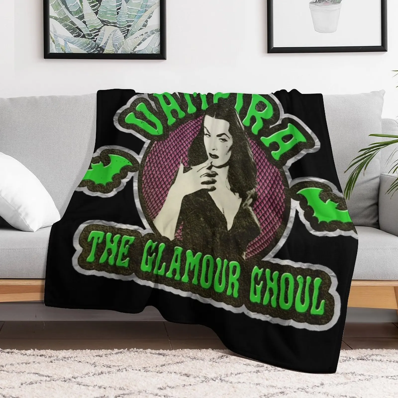 VAMPIRA Throw Blanket Furry Decorative Sofa Decorative Throw Luxury Thicken Blankets