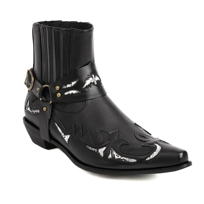 

Большой размер 46, винтажные ботильоны с вышивкой нитью, 2026, этническая женская обувь