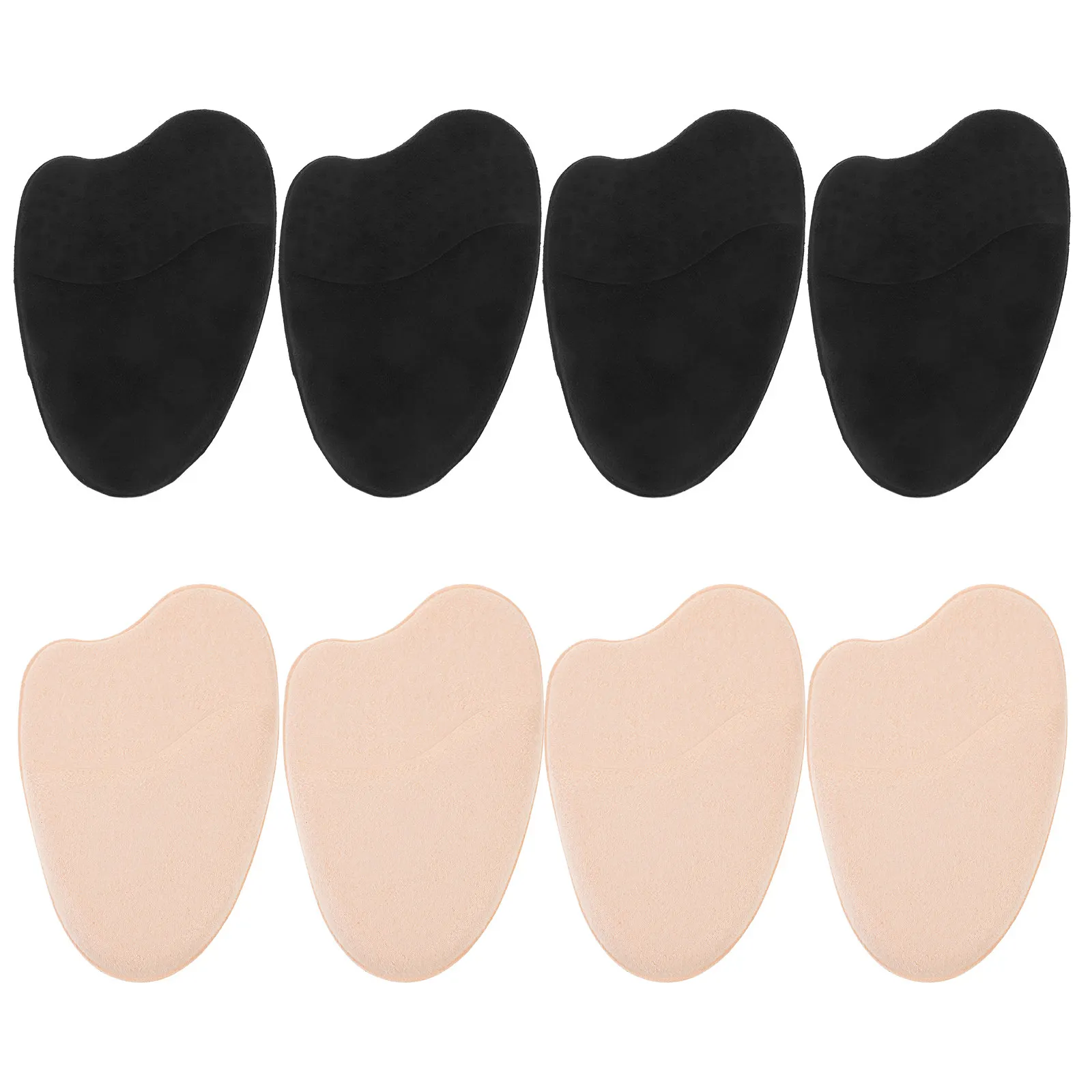 4Pairs Non-Slip Metatarsal Pads Foot Cushion Soft Forefoot Support Pads for Women Reduce Pressure Shoe Inserts Comfort Walking