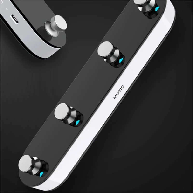 

ABVO-Wireless Footswitch Switch Sound Mode Switching Four Step Nail Pedal Smart Guitar Pedal For Inspire Electric Guitar