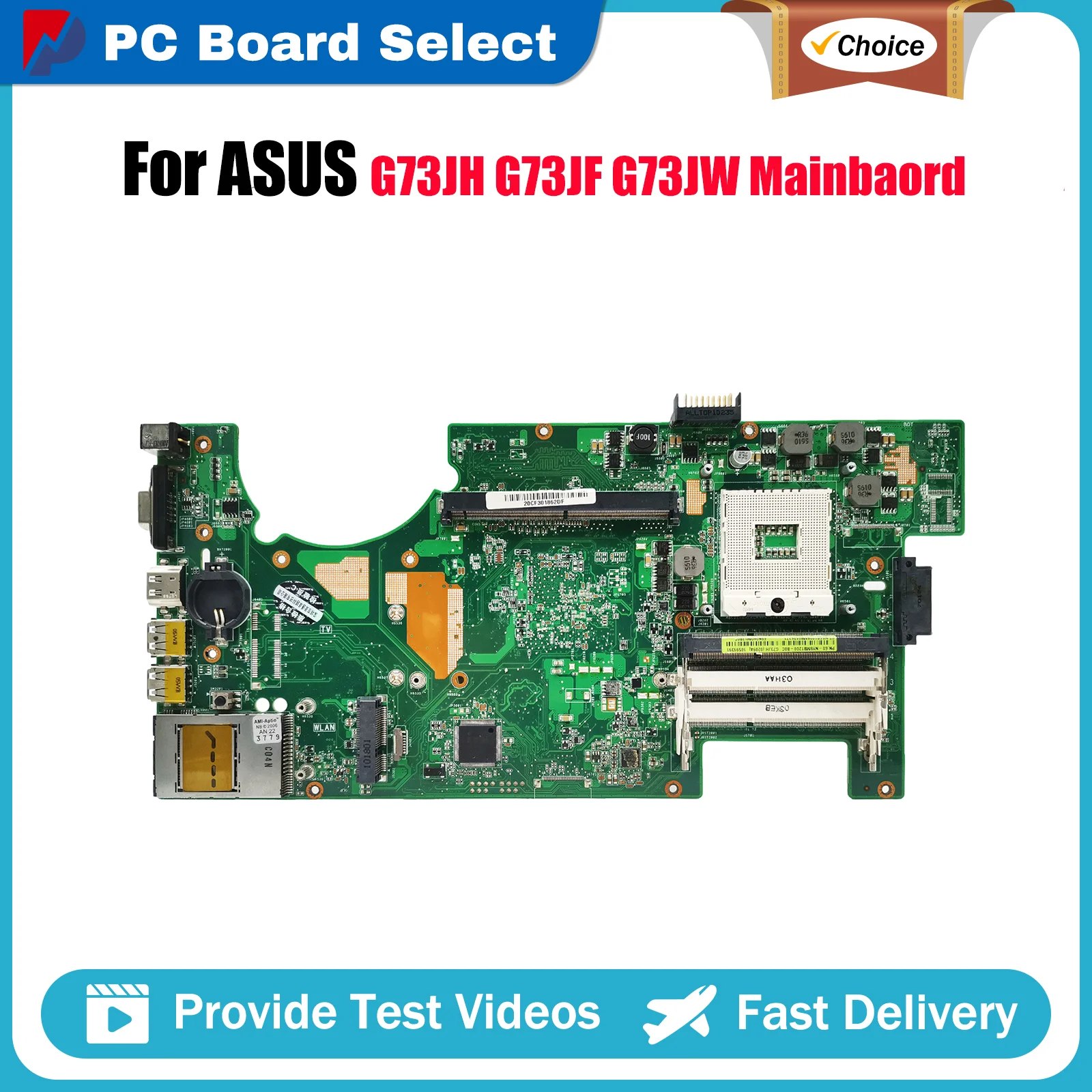 

G73JH Материнская плата для ноутбука ASUS ROG G73JH G73J G73JW G73JF Материнская плата для ноутбука в наличии 100% тестирование ОК быстрая доставка Высочайшее качество