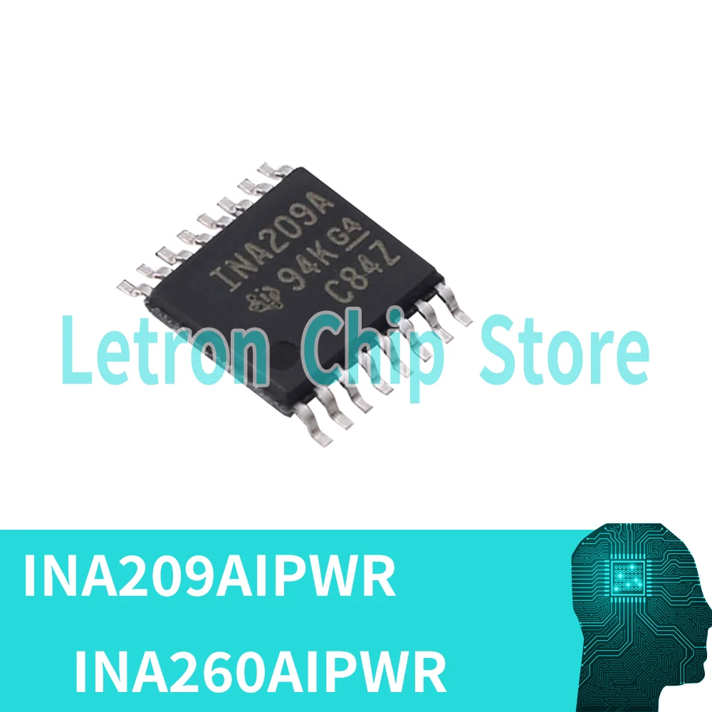 5pcs INA209AIPWR INA260AIPWR INA209AIPW INA260AIPW INA209 INA260 Chip Power Monitor IC