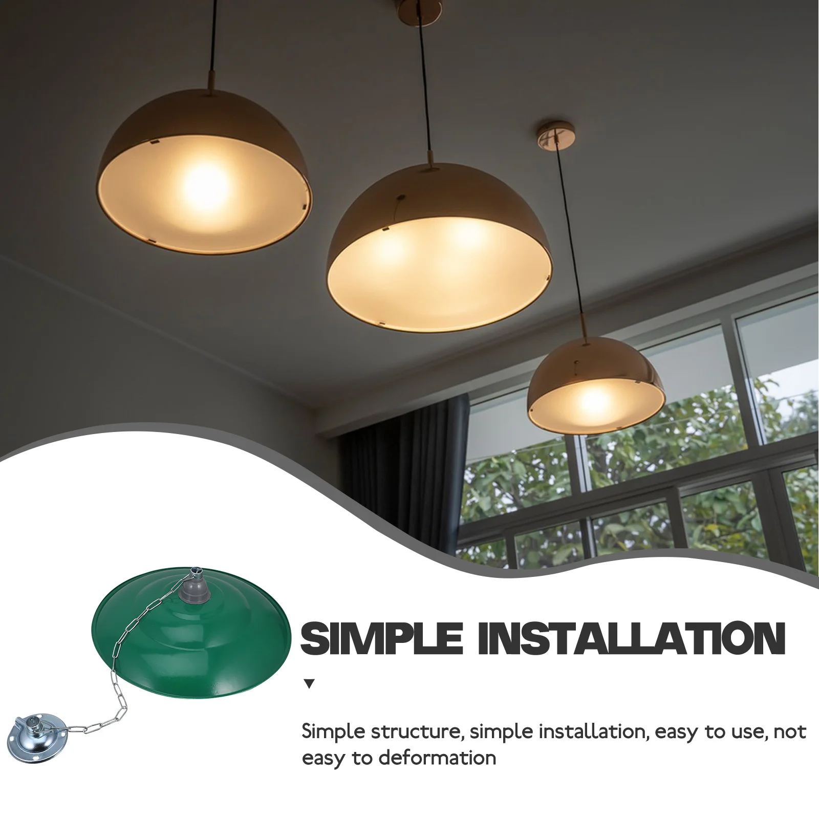 LED غطاء مصباح الحديد الصناعي مقاوم للماء غطاء خفيف واقٍ ضوء السقف الظل للاستخدام ديكور المزرعة