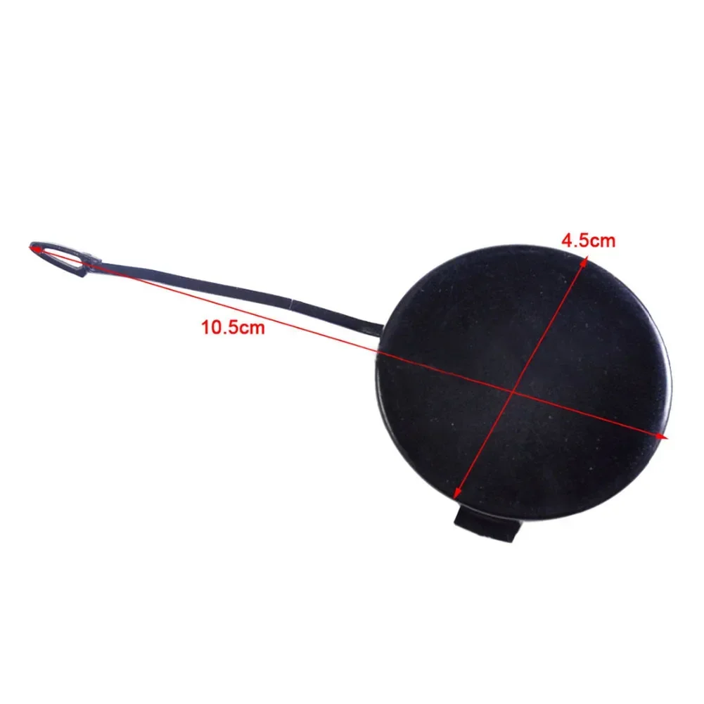 

OE 8E0807241C Tow Hitch Cover High Quality Fit For A4 B7 2004-2008 Parts 1pc Accessories Black Cover High Quality