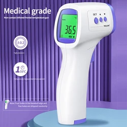 1pc Frontal Temperature Gun Infrared Handheld Thermometer, Home Temperature Gun, Non-Contact Thermometer