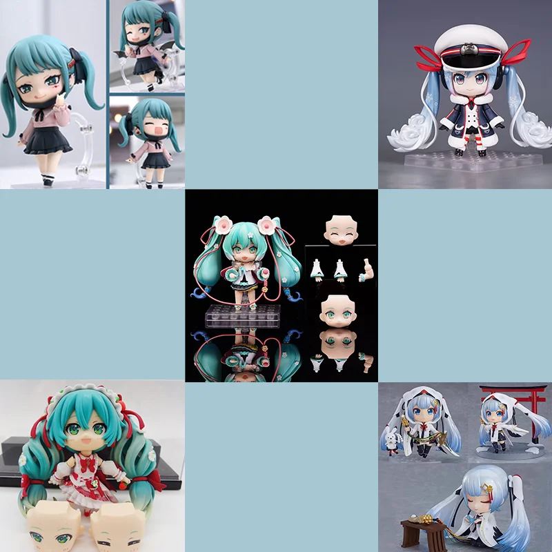 

Bandai New products compilation Hatsune Miku anime figure clay man model action figure Christmas Gift Collection Model Doll Toys