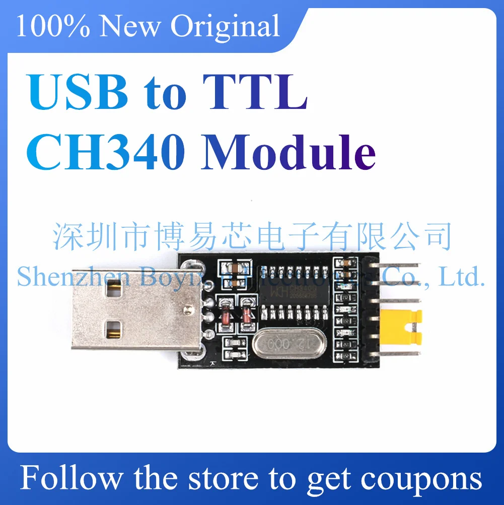 NEUES USB-zu-TTL-CH340-Modul STC-Mikrocontroller Download Line Brush Machine Board USB zu seriellem Port