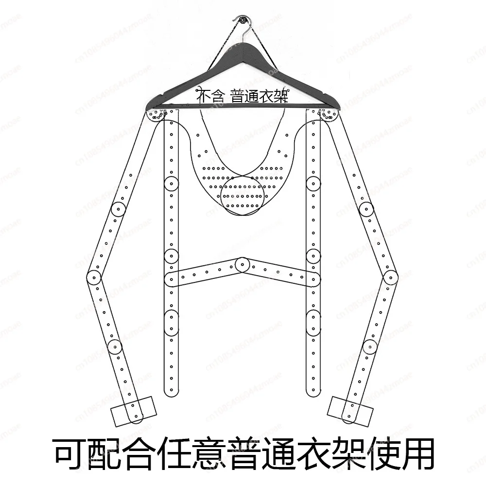 

Acrylic transparent hanger scene picture shooting props hanging tools clothing shooting photography special invisible hanger
