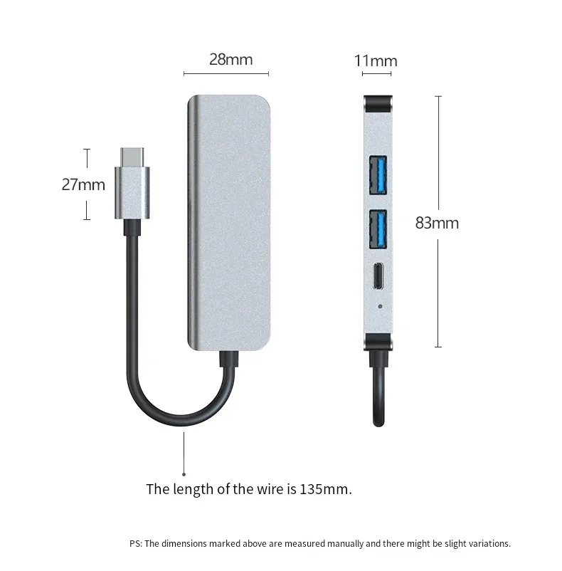 

Док-станция-концентратор IMAK USB, внешний адаптер 3,0 на 4 x 2,0, преобразователь Type-C в USB, многопортовый интерфейсный разветвитель