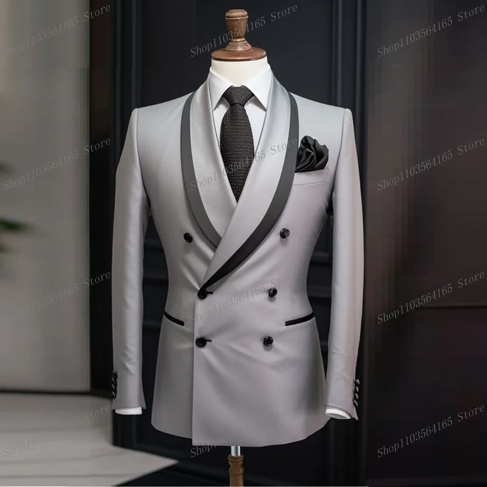 New Men Blazer Business Formal Occasion Office Coat Casual Work Prom Single Jacket Wedding Party Fashion Male Suit C5