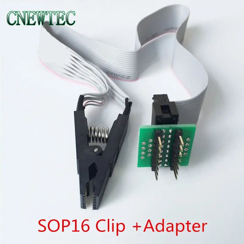 Programmer Testing Clip SOP16 SOP SOIC 16 SOIC16 Pin IC Test Clamp with cable