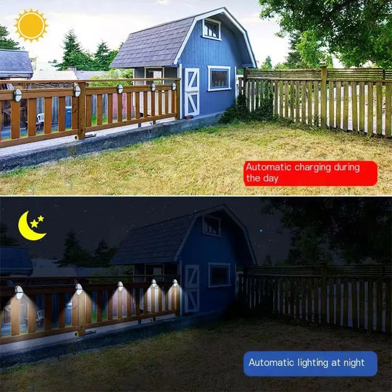 Applique Murale Solaire LED Imperméable à l'Eau pour l'Extérieur, Luminaire Décoratif d'Nik, Idéal pour une Villa, des Escaliers ou une Terrasse