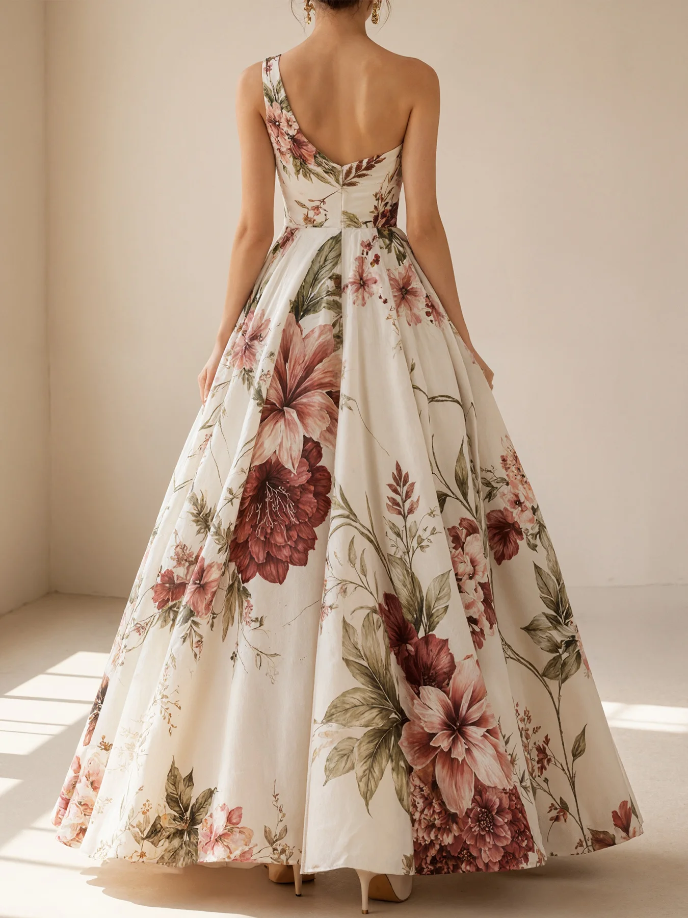 Dames maxi-jurk met bloemenpri - Romper Floral Print recensie en prijs
