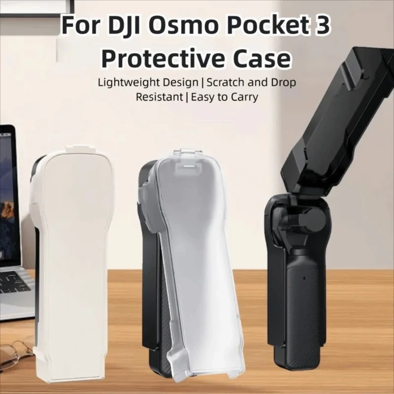 Anti-fall Protective Case Shockproof Accessories Camera Lens Screen Protector Full Coverage Flip Cover for DJI Osmo Pocket 3