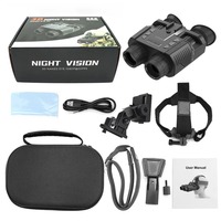 NV8000 3D Infrared Night Vision Binoculars Telescope HD 1080P Head Mount Darkness Camera for Hunting Tactics Goggle